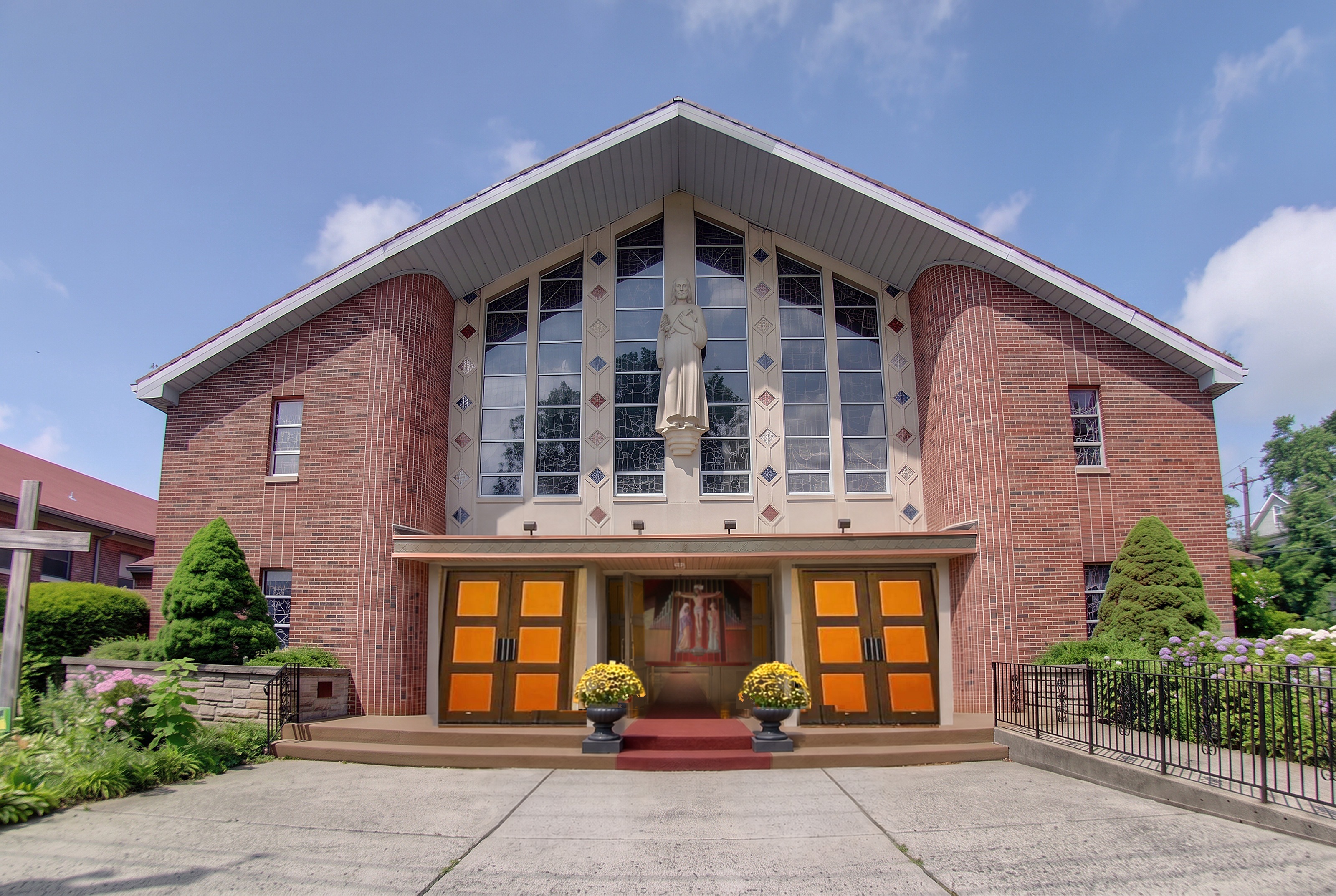 St. Joseph Parish church exterior in Maplewood, NJ
